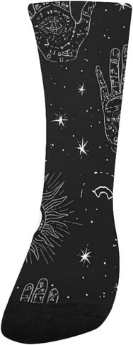Dark Hand Art Hiking Socks - Toddler Boys & Girls Warm Thick Thermal Winter Crew Socks for School, Daily Wear & Outdoor Activities in Saudi Arabia