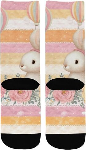 جوارب للمشي لمسافات طويلة على شكل كرة ساخنة باللون الوردي - جوارب شتوية حرارية سميكة دافئة للأولاد والبنات للمدرسة، والارتداء اليومي والأنشطة الخارجية in Kuwait