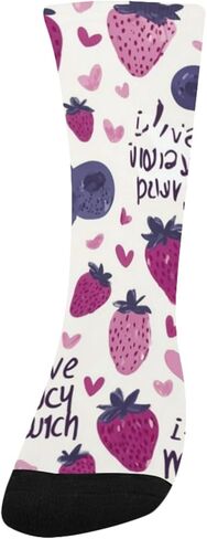 Berry Love Design Hiking Socks - Toddler Boys & Girls Warm Thick Thermal Winter Crew Socks for School, Daily Wear & Outdoor Activities in Saudi Arabia