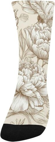 Vintage Sketch Design Hiking Socks - Toddler Boys & Girls Warm Thick Thermal Winter Crew Socks for School, Daily Wear & Outdoor Activities in Kuwait