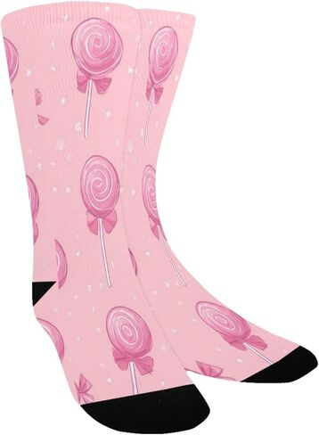 Candy Bow Design Hiking Socks - Toddler Boys & Girls Warm Thick Thermal Winter Crew Socks for School, Daily Wear & Outdoor Activities in Saudi Arabia