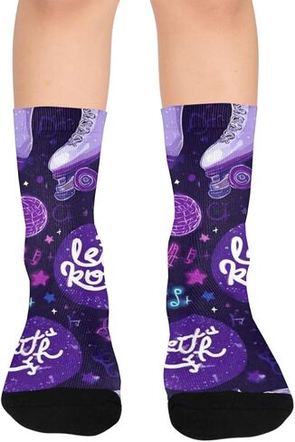 جوارب Skate Bubble Art للمشي لمسافات طويلة - جوارب شتوية حرارية سميكة دافئة للأطفال الصغار للأولاد والبنات للمدرسة، والارتداء اليومي والأنشطة الخارجية in Kuwait