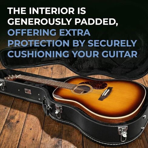 Gearlux Deluxe ABS Dreadnought Acoustic Guitar Case in Saudi Arabia
