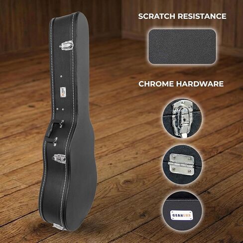 Gearlux Deluxe ABS Dreadnought Acoustic Guitar Case in Saudi Arabia