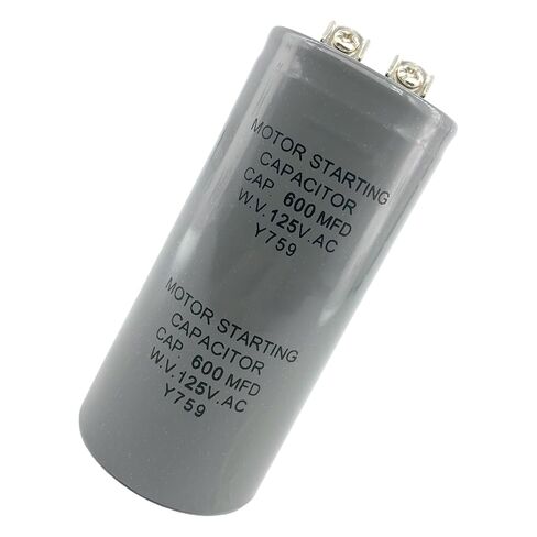 مكثفات CD60 600 فائق التوهج/MFD 125VAC (عبوة من قطعتين) لوحدات تكييف الهواء والضواغط والمضخات وأنظمة التدفئة والتهوية وتكييف الهواء والمحركات الكهربائية in Kuwait