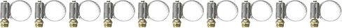 10 Pack Breeze 9406 Aero-Seal Liner Clamps with Stainless Screw Effective Diameter Range: 7/16" - 25/32" (11mm - 20mm) in Saudi Arabia