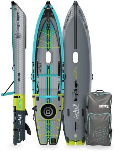 لوح مجداف قابل للنفخ من BOTE Lono Aero قابل للتحويل لراكب واحد للبالغين والأطفال مناسب للعائلة وتفجير الصيد متوافق مع MAGNEPod in Kuwait