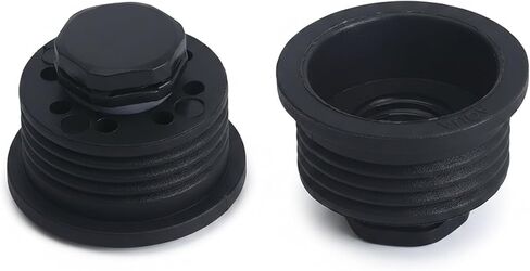 RUIAN Air Vent Valve 2-Pack for SUP Paddleboard Surfboard Kayak — Spiral Design Waterproof Breather Valve, 31mm, Black in Saudi Arabia