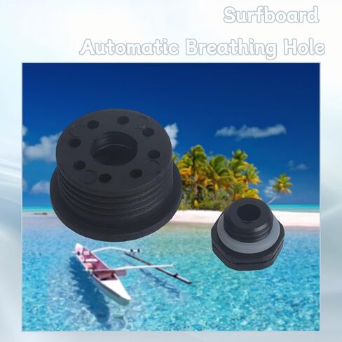 RUIAN Air Vent Valve 2-Pack for SUP Paddleboard Surfboard Kayak — Spiral Design Waterproof Breather Valve, 31mm, Black in Saudi Arabia