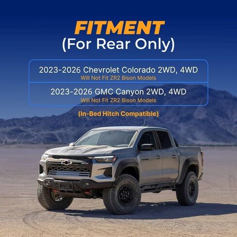 TORQUE Airbag Air Bag Suspension Kit for 2015-2022 Chevrolet Chevy Colorado and GMC Canyon (Not ZR2) 2WD 4WD Rear Bag Spring Towing (Replaces Firestone Ride Rite 2587) (TR2587) in Saudi Arabia