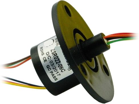 ZSR022-06C Cap-Type 6-Channel Conductive Slip Ring with Flange in Saudi Arabia