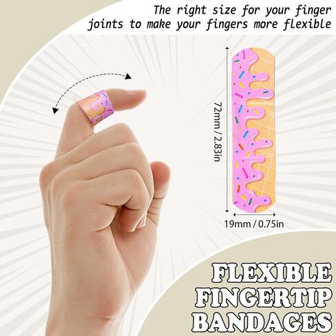 60 قطعة من ضمادات البيسبول بالتنقيط من الآيس كريم، ضمادة لاصقة من البولي إيثيلين مقاومة للماء وقابلة للتنفس للعناية بالجروح البسيطة، إسعافات أولية مضادة للحساسية لتدريب الأولاد والبنات والأطفال وأمهات البيسبول، خالية من اللاتكس in Saudi Arabia