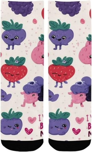 جوارب لطيفة للتنزه سيرًا على الأقدام من Berry Friends - جوارب شتوية حرارية سميكة دافئة للأطفال الصغار للأولاد والبنات للمدرسة، والارتداء اليومي والأنشطة الخارجية in Saudi Arabia