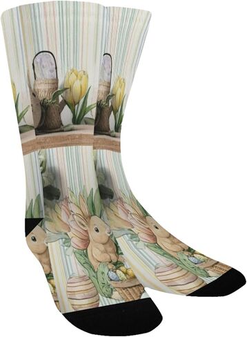 جوارب لطيفة على شكل أرنب للمشي لمسافات طويلة - جوارب شتوية دافئة سميكة للأولاد والبنات للمدرسة، والارتداء اليومي والأنشطة الخارجية in Kuwait