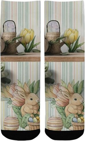 جوارب لطيفة على شكل أرنب للمشي لمسافات طويلة - جوارب شتوية دافئة سميكة للأولاد والبنات للمدرسة، والارتداء اليومي والأنشطة الخارجية in Kuwait