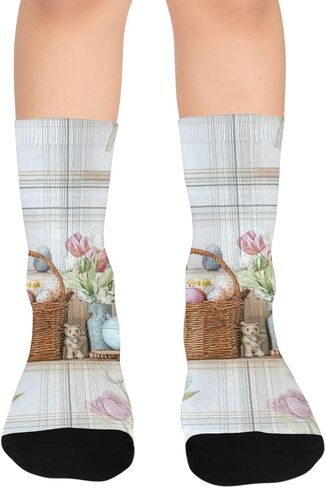 جوارب باستيل باني بوكيه للمشي لمسافات طويلة - جوارب شتوية حرارية سميكة دافئة للأولاد والبنات للمدرسة، والارتداء اليومي والأنشطة الخارجية in Kuwait