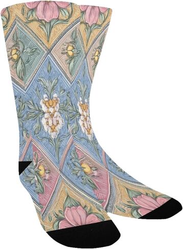 جوارب ملونة بنمط الأزهار للتنزه سيرًا على الأقدام - جوارب شتوية حرارية سميكة دافئة للأولاد والبنات الصغار للمدرسة، والارتداء اليومي والأنشطة الخارجية in Kuwait