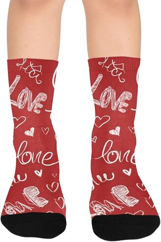 جوارب Red Heart Art Spring للتنزه سيرًا على الأقدام - جوارب شتوية حرارية سميكة دافئة للأطفال الصغار للأولاد والبنات للمدرسة، والارتداء اليومي والأنشطة الخارجية in Kuwait