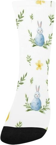 جوارب المشي لمسافات طويلة باللون الأصفر على شكل بيضة عيد الفصح - جوارب شتوية حرارية سميكة دافئة للأولاد والبنات للمدرسة، والارتداء اليومي والأنشطة الخارجية in Kuwait