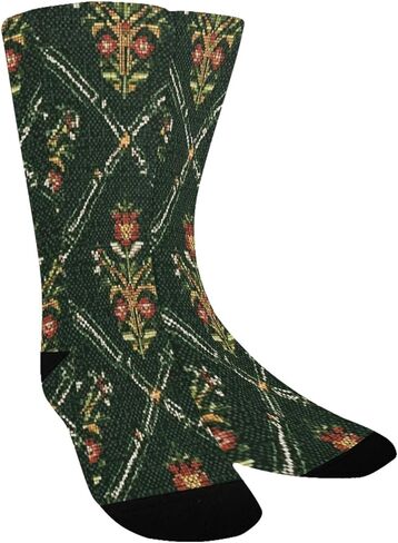 جوارب المشي لمسافات طويلة بنمط زهرة الماس - جوارب شتوية حرارية سميكة دافئة للأطفال الصغار للأولاد والبنات للمدرسة، والارتداء اليومي والأنشطة الخارجية in Kuwait