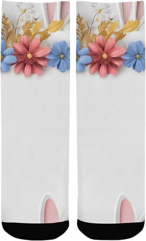 Soft Bloom Ears Hiking Socks - Toddler Boys & Girls Warm Thick Thermal Winter Crew Socks for School, Daily Wear & Outdoor Activities in Saudi Arabia