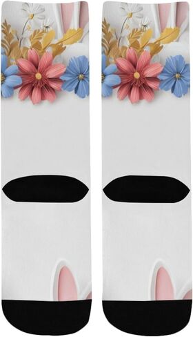 Soft Bloom Ears Hiking Socks - Toddler Boys & Girls Warm Thick Thermal Winter Crew Socks for School, Daily Wear & Outdoor Activities in Saudi Arabia