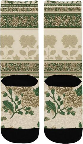 جوارب أنيقة للمشي لمسافات طويلة على شكل فن الأزهار - جوارب شتوية حرارية سميكة دافئة للأطفال الصغار للأولاد والبنات للمدرسة، والارتداء اليومي والأنشطة الخارجية in Kuwait