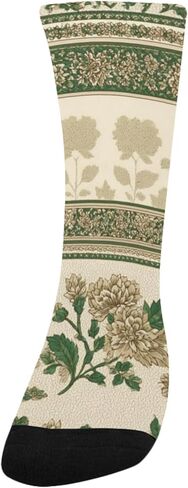 جوارب أنيقة للمشي لمسافات طويلة على شكل فن الأزهار - جوارب شتوية حرارية سميكة دافئة للأطفال الصغار للأولاد والبنات للمدرسة، والارتداء اليومي والأنشطة الخارجية in Kuwait