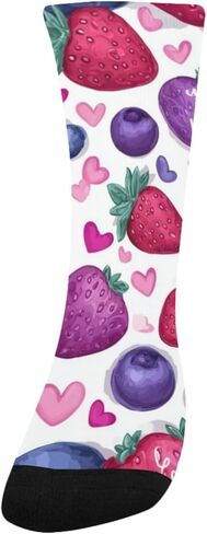 Valentines Heard Purple Hiking Socks - Toddler Boys & Girls Warm Thick Thermal Winter Crew Socks for School, Daily Wear & Outdoor Activities in Kuwait