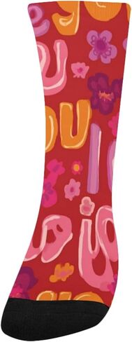 جوارب المشي لمسافات طويلة الفنية - جوارب شتوية حرارية سميكة دافئة للأولاد والبنات الصغار للمدرسة، والارتداء اليومي والأنشطة الخارجية in Kuwait