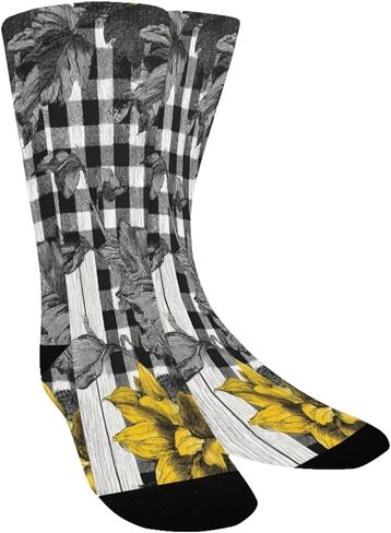 جوارب المشي لمسافات طويلة بنمط عباد الشمس - جوارب شتوية حرارية سميكة دافئة للأولاد والبنات الصغار للمدرسة، والارتداء اليومي والأنشطة الخارجية in Kuwait