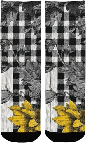 جوارب المشي لمسافات طويلة بنمط عباد الشمس - جوارب شتوية حرارية سميكة دافئة للأولاد والبنات الصغار للمدرسة، والارتداء اليومي والأنشطة الخارجية in Kuwait