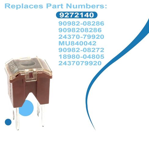 2 قطعة 140A متعددة الأغراض - تناسب موديلات تويوتا ونيسان وفورد وهيونداي - يستبدل 9272140، 927-2140، 90982-08286، 9098208286، 24370-79920، MU840042، 90982-08272، 18980-04805، 2437079920، والمزيد. in Kuwait