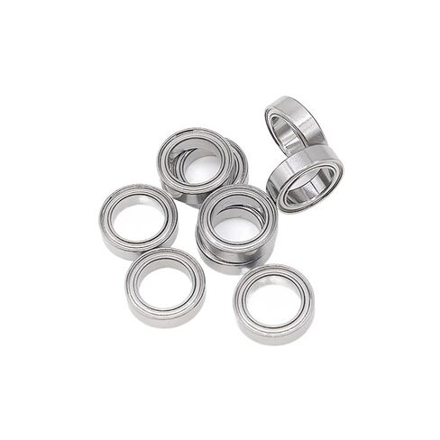 10PCS 6700ZZ 10x15X4 mm Miniature Rubber Seal Deep Groove Ball Bearing ABEC-7 6700 in Saudi Arabia