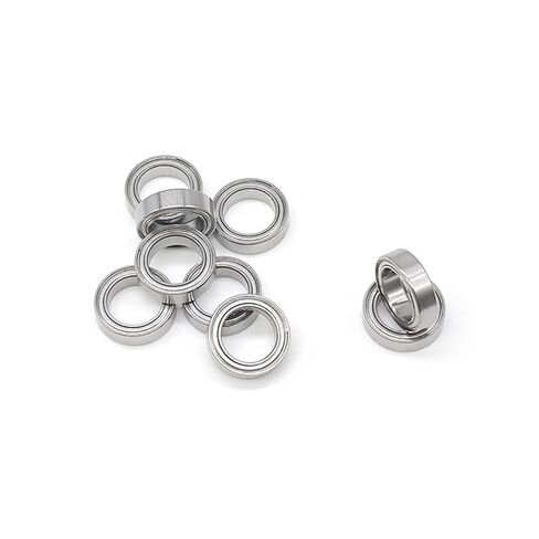 10PCS 6700ZZ 10x15X4 mm Miniature Rubber Seal Deep Groove Ball Bearing ABEC-7 6700 in Saudi Arabia