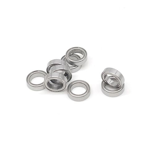 10PCS 6700ZZ 10x15X4 mm Miniature Rubber Seal Deep Groove Ball Bearing ABEC-7 6700 in Saudi Arabia