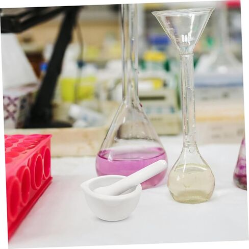 Research Enamel Mortar with Grinding Rod Laboratory Bowl for Efficient Mixing and Grinding for Chemicals Spices and Pharmacy in Saudi Arabia