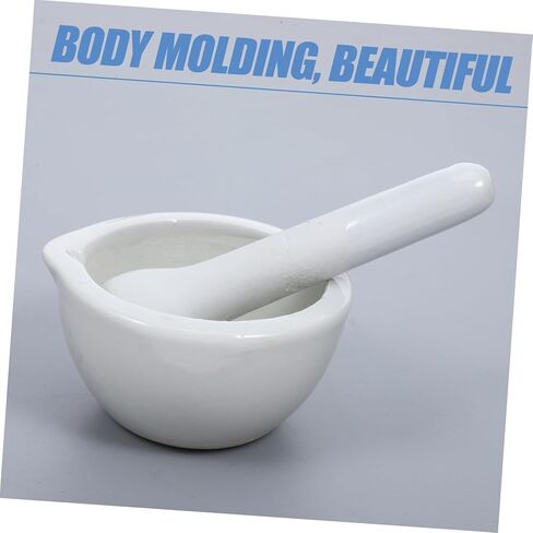 Research Enamel Mortar with Grinding Rod Laboratory Bowl for Efficient Mixing and Grinding for Chemicals Spices and Pharmacy in Saudi Arabia