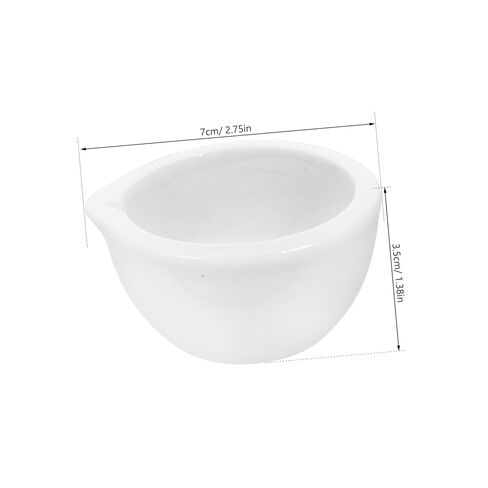 Research Enamel Mortar with Grinding Rod Laboratory Bowl for Efficient Mixing and Grinding for Chemicals Spices and Pharmacy in Saudi Arabia