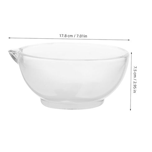 MAGICLULU 1Set Glass Pestle and Bowl Mortar for Kitchen and Laboratory Use Non Slip Base Effortless Cleaning for Home and Professional Users in Saudi Arabia