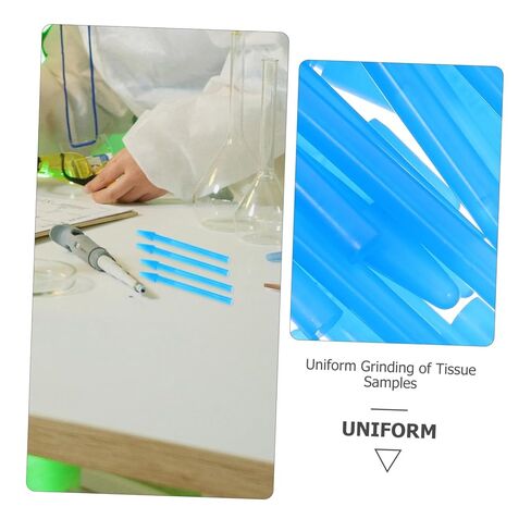 100 قطعة من قضبان طحن أنبوب الطرد المركزي الدقيقة البلاستيكية مع أغطية مسطحة لإعداد العينات وتجانس الأنسجة المتوافقة مع أنابيب الطحن للاستخدام في المختبر in Kuwait