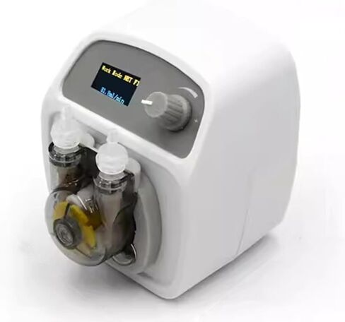 24V High Flow Peristaltic Pump, Adjustable Dosing Pump, with Adjustment Knob and LED Screen, 3 Rotors, Power Off Memory, for Laboratory in Saudi Arabia