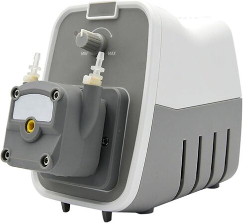 Portable Peristaltic Pump, High Flow Liquid Dosing Pump, with 3 Rotors, 3.2X6.4BPT Tube, 100-200ml/min Adjustable Flow, for Laboratory Liquid Filling in Saudi Arabia