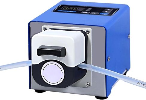 Intelligent Peristaltic Pump, High Flow Rate Liquid Dosing Pump, Flow Range 0.012-207mL/min, with 3 Rotors, 0.1-99H Timing, Power Outage Memory, for Laboratory Filling in Kuwait