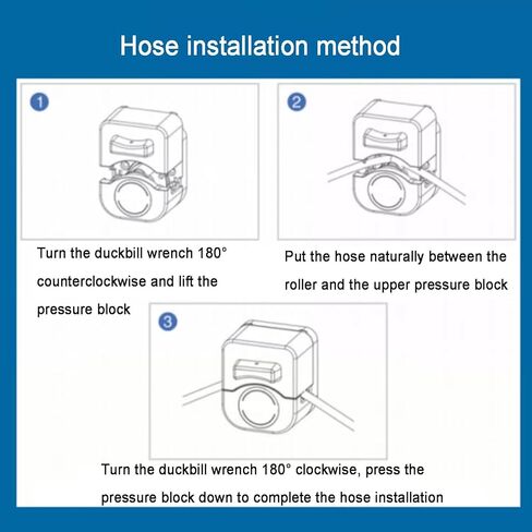Intelligent Peristaltic Pump, High Flow Rate Liquid Dosing Pump, Flow Range 0.012-207mL/min, with 3 Rotors, 0.1-99H Timing, Power Outage Memory, for Laboratory Filling in Kuwait