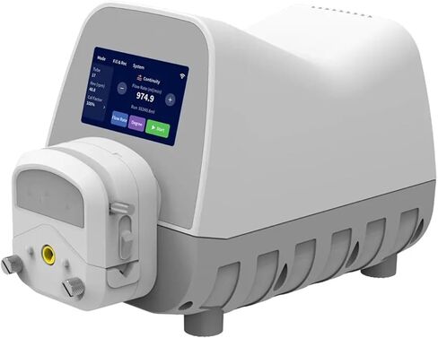 1589ml/min Lab Liquid Dosing Pump, Intelligent Peristaltic Pump, with 4.3-Inch Touch Display, Stepper Motor, Maximum Rotation Speed 350RPM in Kuwait