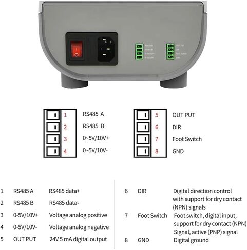 1589ml/min Lab Liquid Dosing Pump, Intelligent Peristaltic Pump, with 4.3-Inch Touch Display, Stepper Motor, Maximum Rotation Speed 350RPM in Kuwait