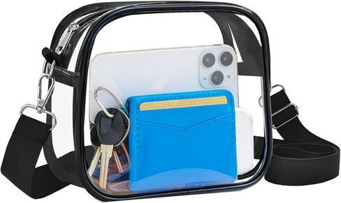 حقيبة شفافة لأحداث الاستاد - حقيبة استاد صغيرة صغيرة وحقائب يد ومحافظ لعشاق الرياضة in Kuwait