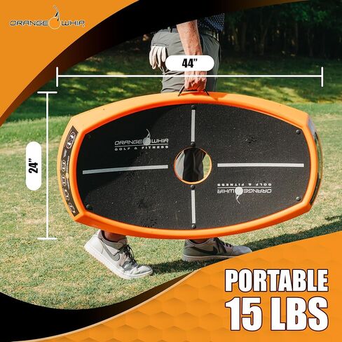 يساعد مدرب التوازن البرتقالي السوط البرتقالي على تحسين توازن لعبة الجولف - خيار الترقية مع تدريب اللياقة البدنية بحزام المقاومة in Kuwait