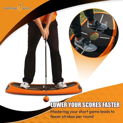 يساعد مدرب التوازن البرتقالي السوط البرتقالي على تحسين توازن لعبة الجولف - خيار الترقية مع تدريب اللياقة البدنية بحزام المقاومة in Kuwait